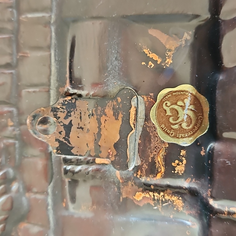 Vintage MCM Coppercraft Guild Family At The Well Wall Decor USA - Picture 3 of 8